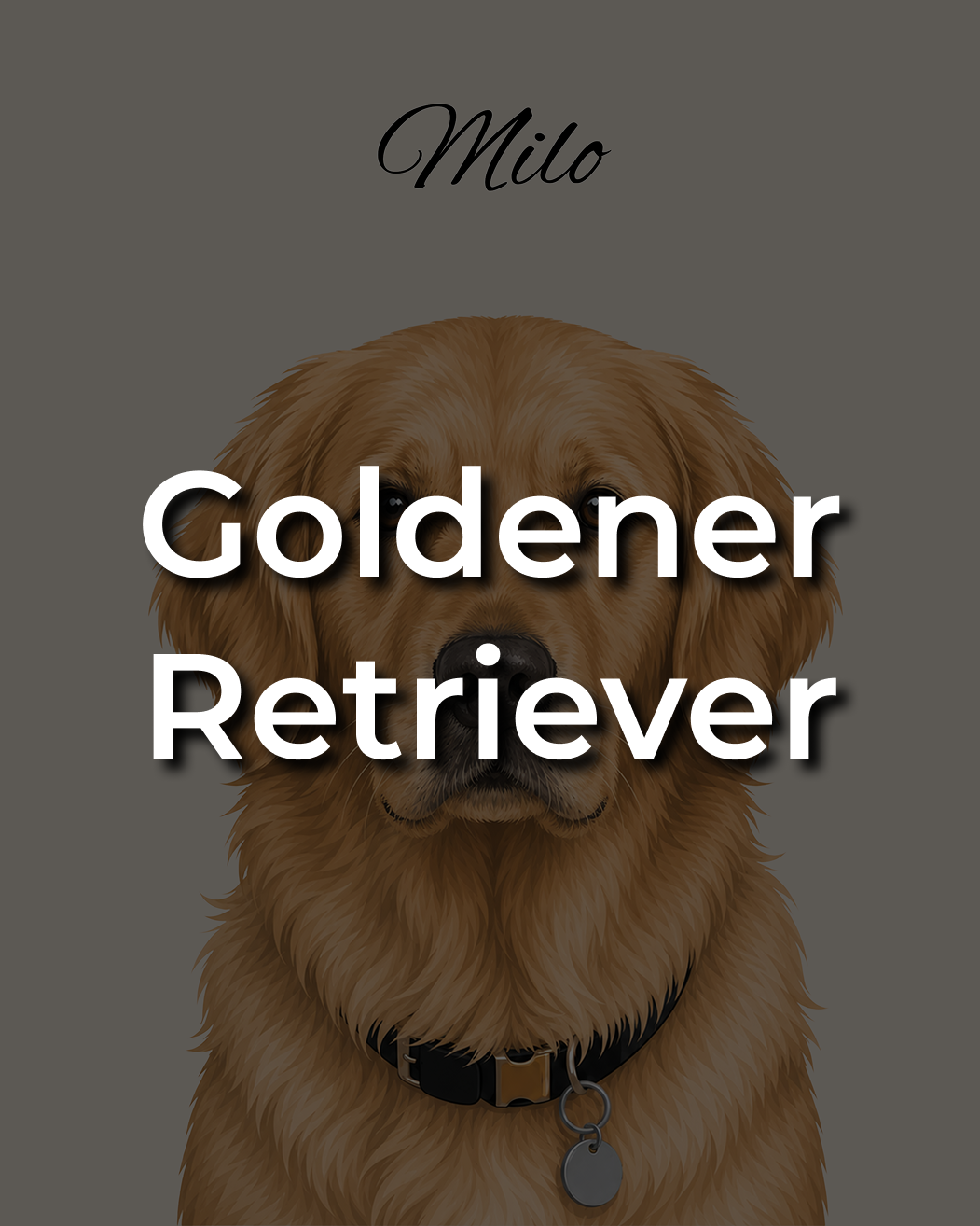 Goldener Retriever Leinwand