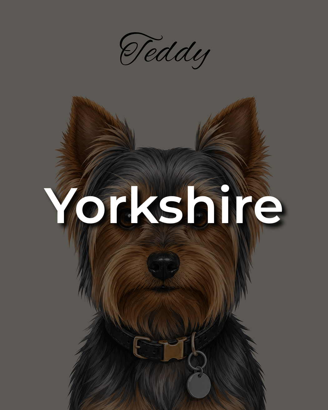 Yorkshire Terrier Leinwand