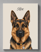 Schäferhund - Moderner Stil