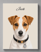 Jack Russell Terrier - Moderner Stil