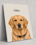 Goldener Retriever - Moderner Stil