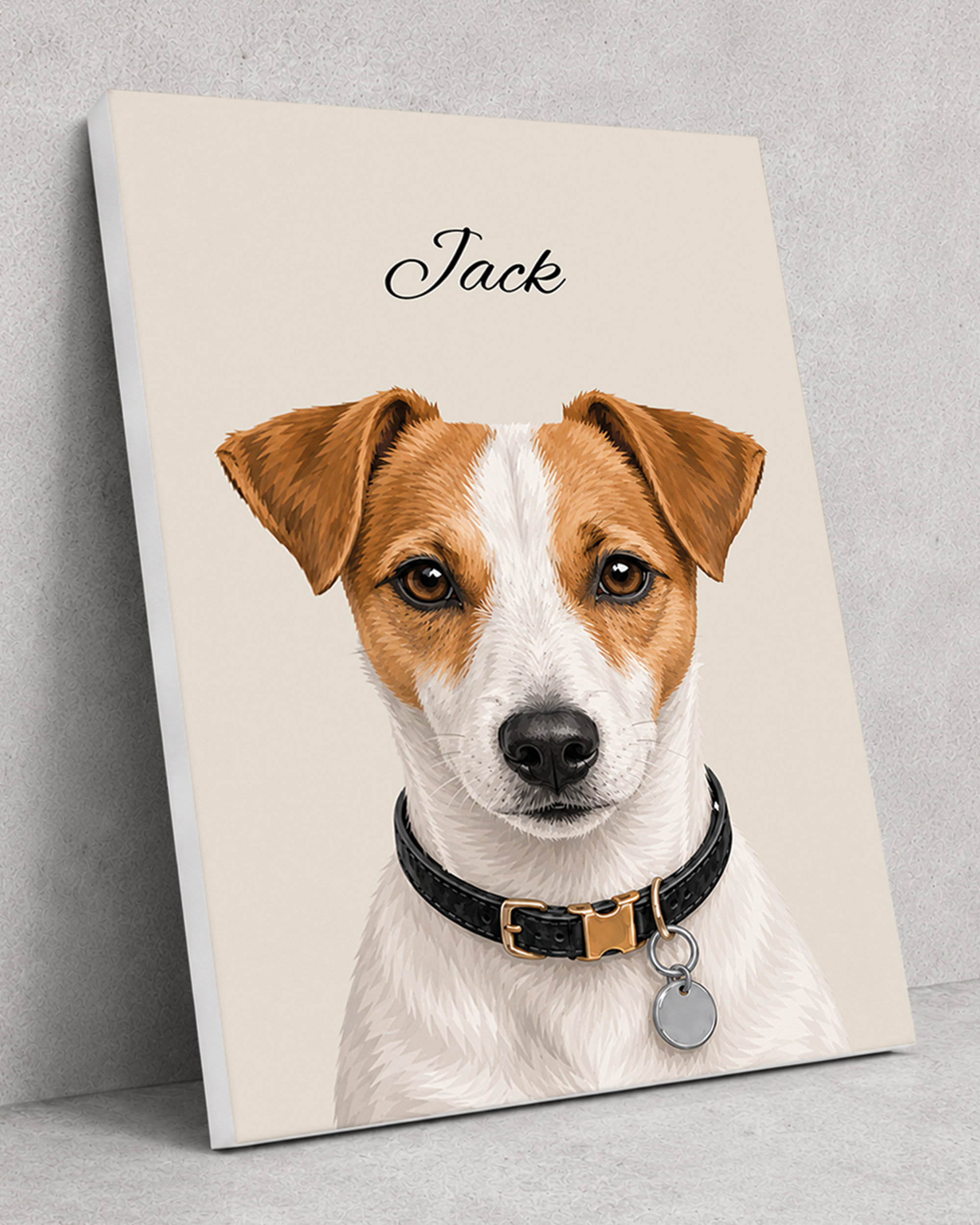 Jack Russell Terrier - Moderner Stil