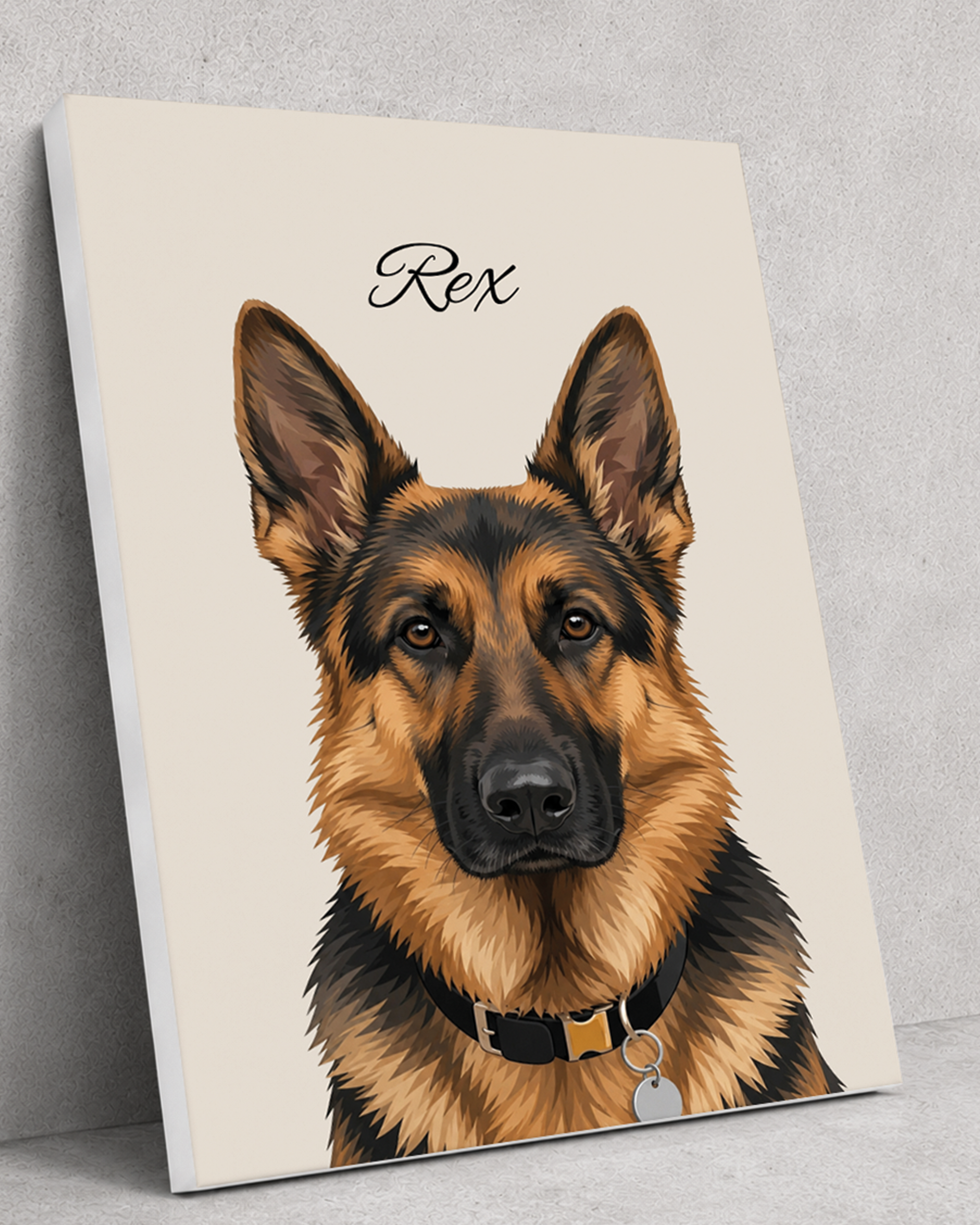 Schäferhund - Moderner Stil