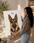 Schäferhund - Moderner Stil