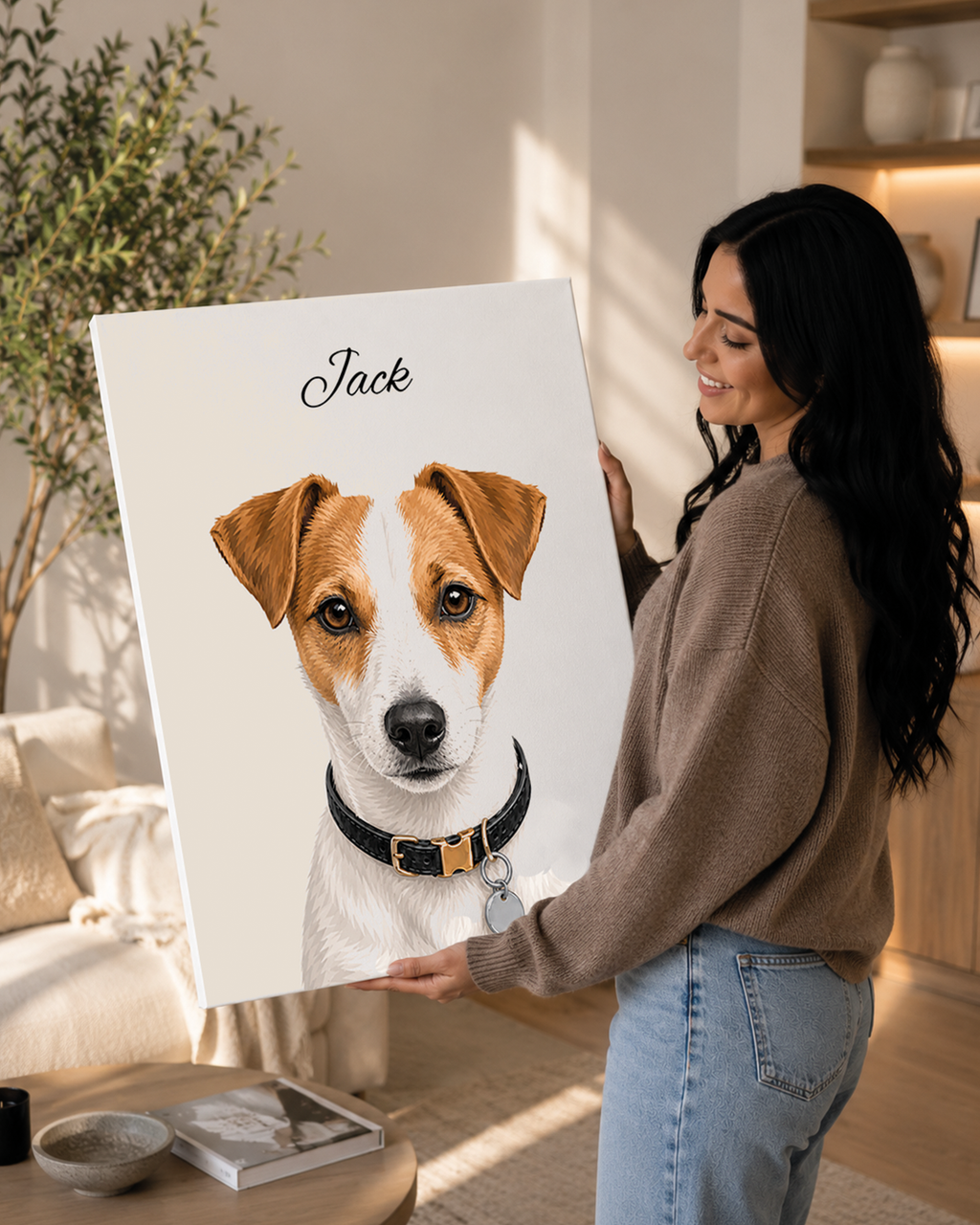 Jack Russell Terrier - Moderner Stil
