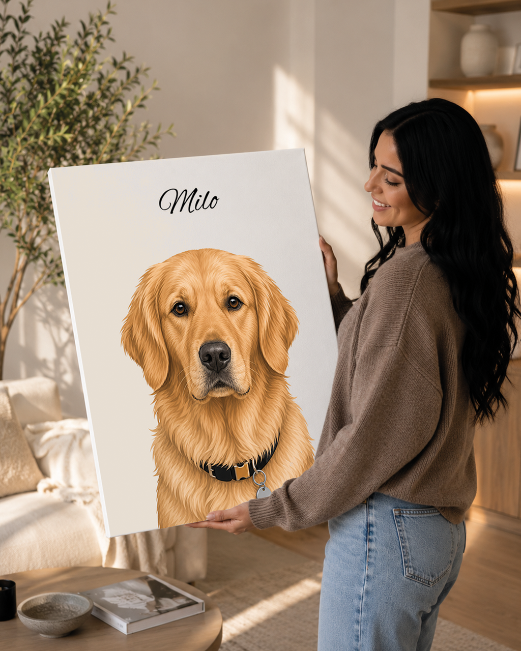 Goldener Retriever - Moderner Stil