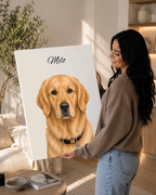 Goldener Retriever - Moderner Stil
