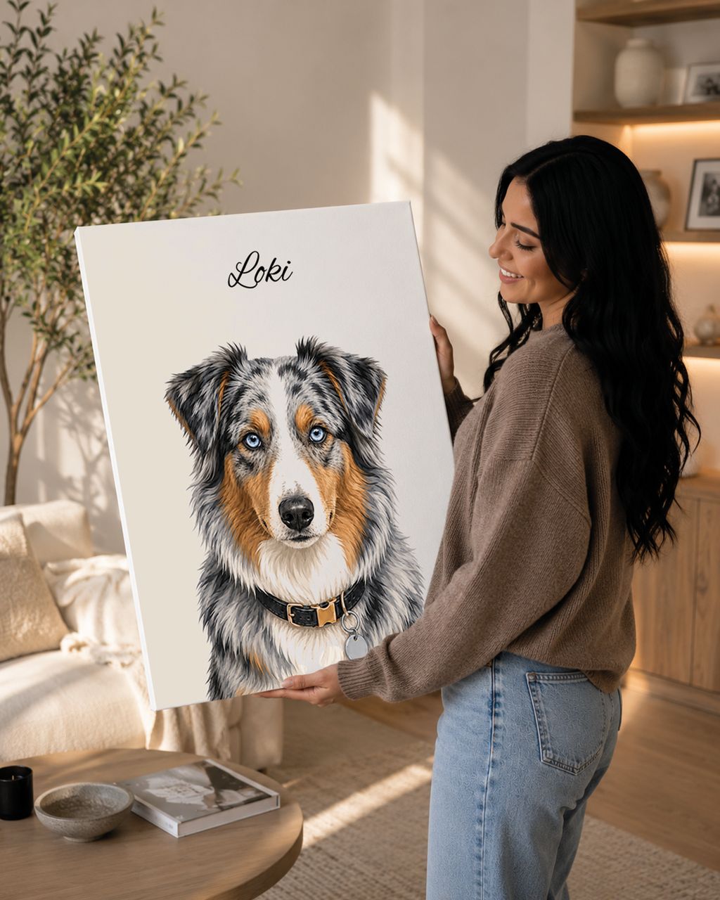 Australian Shepherd - Moderner Stil