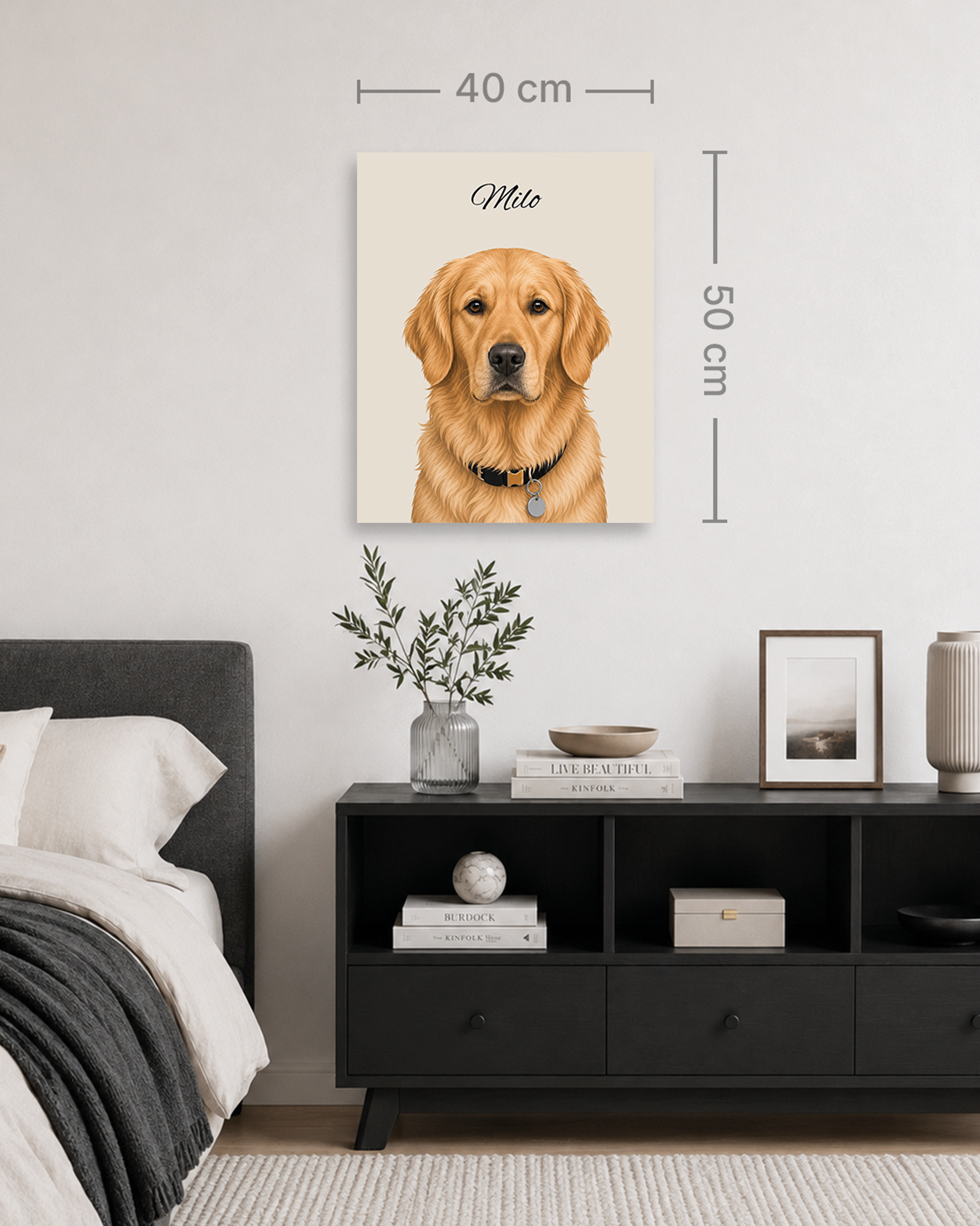 Goldener Retriever - Moderner Stil