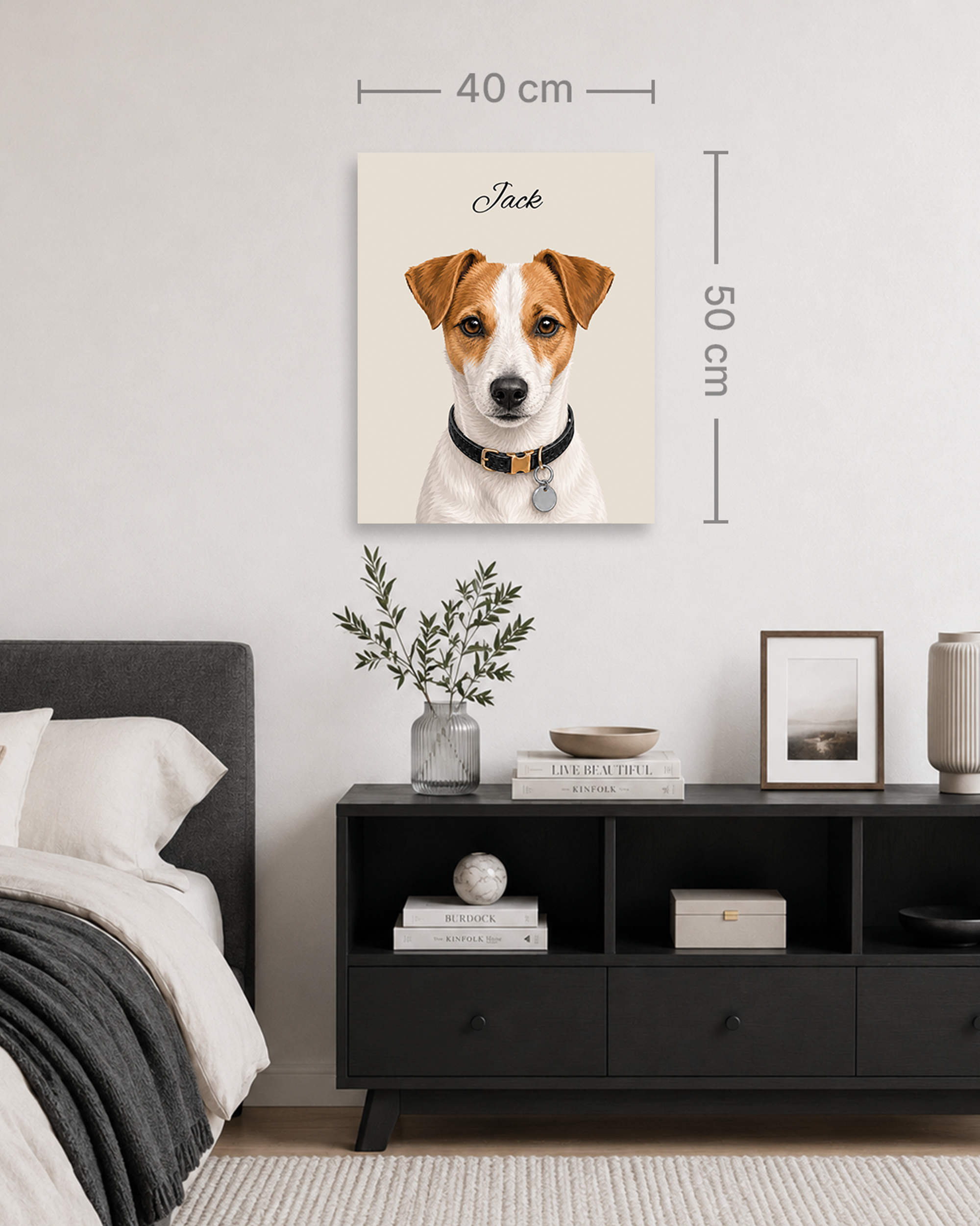 Jack Russell Terrier - Moderner Stil