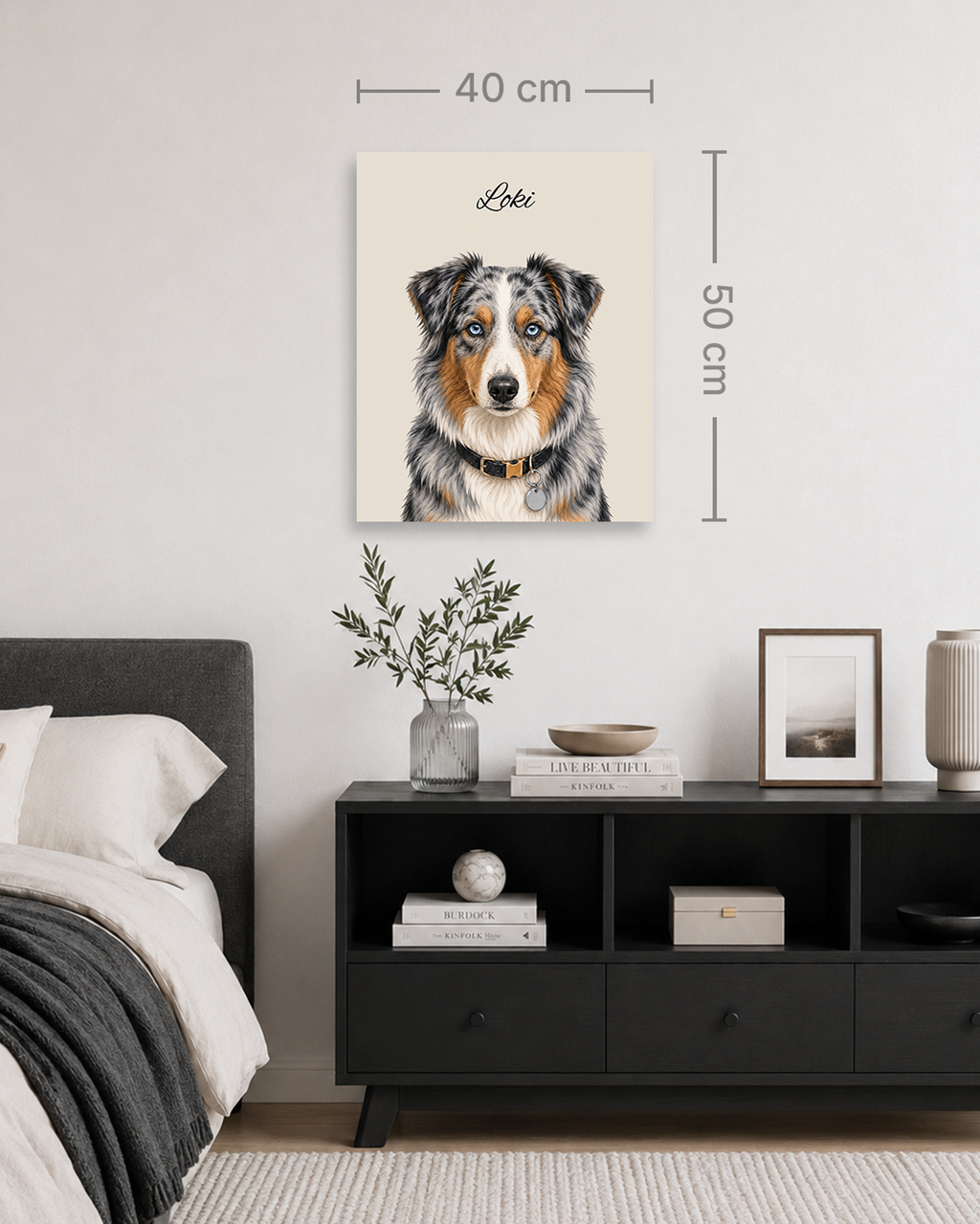 Australian Shepherd - Moderner Stil