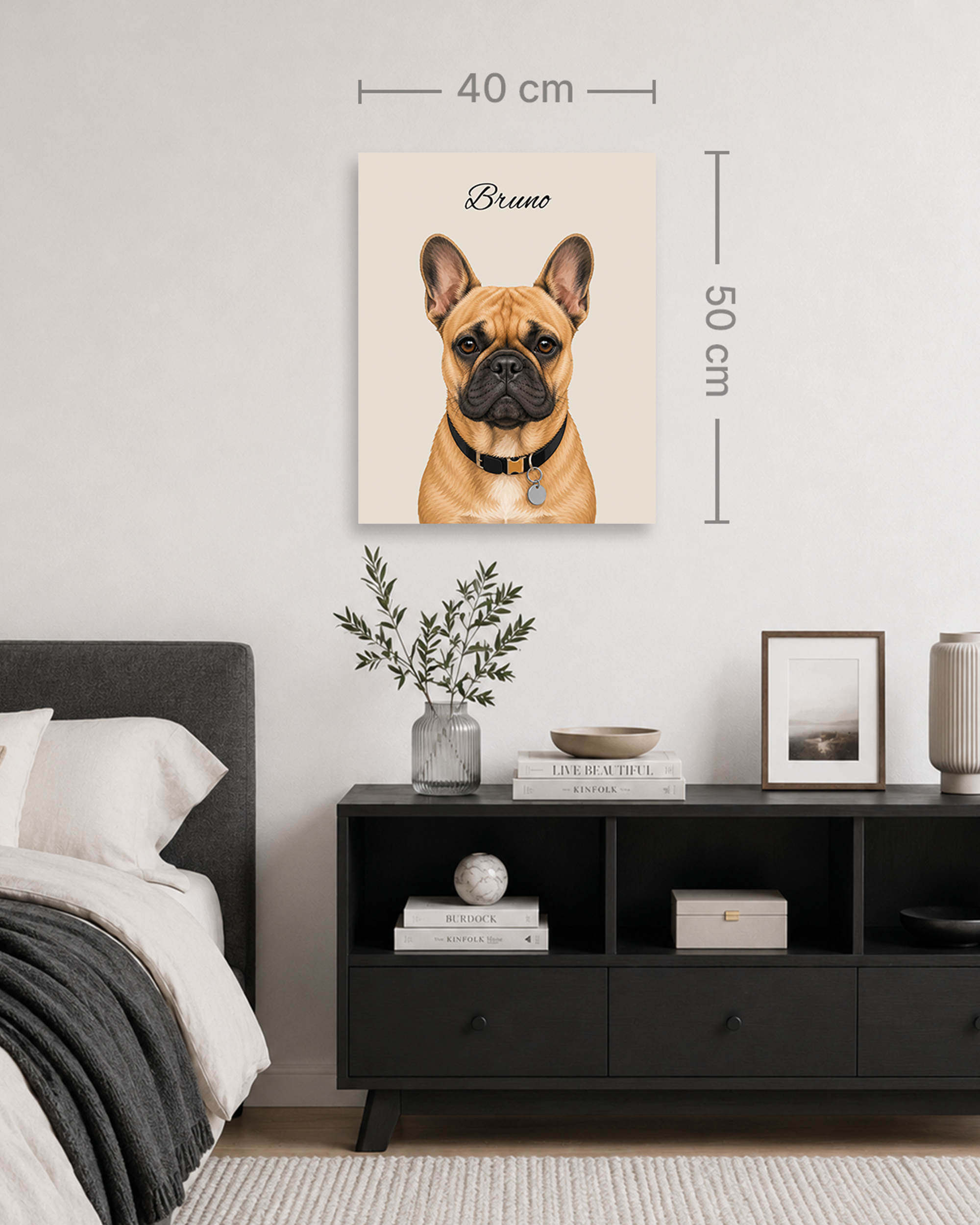 Französische Bulldogge - Moderner Stil