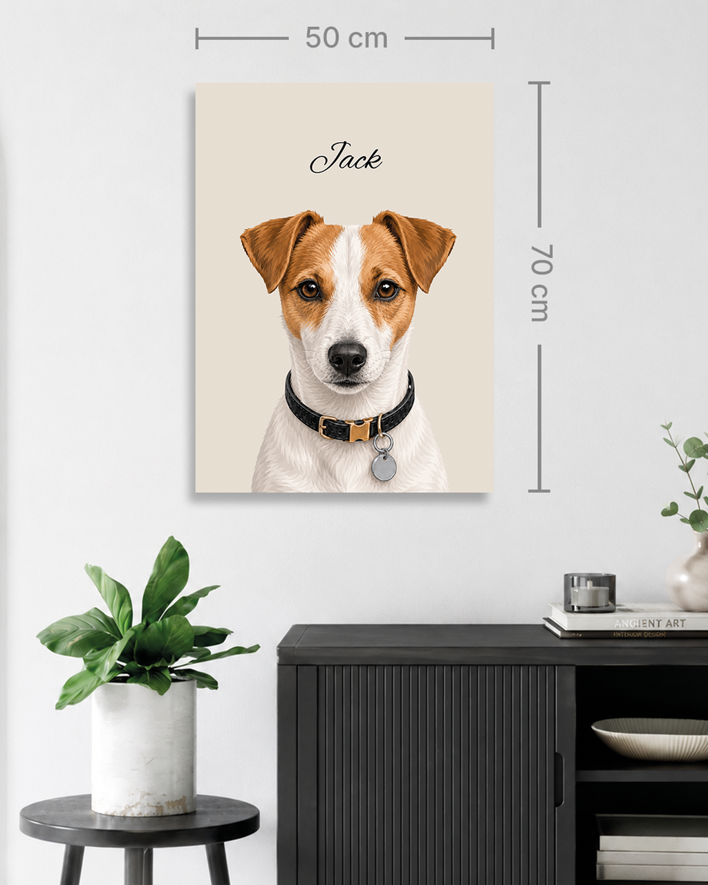 Jack Russell Terrier - Moderner Stil