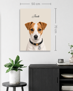Jack Russell Terrier - Moderner Stil
