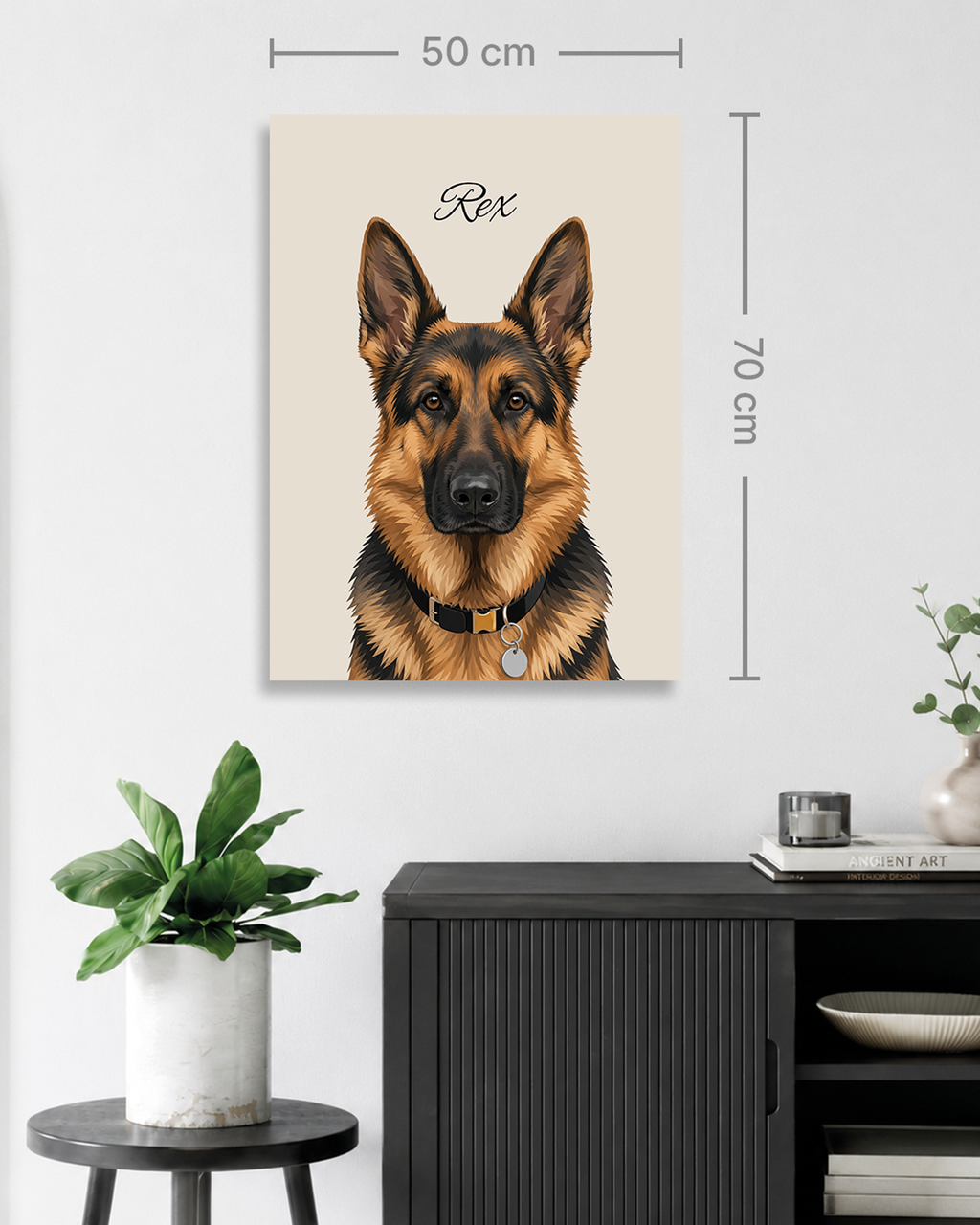 Schäferhund - Moderner Stil