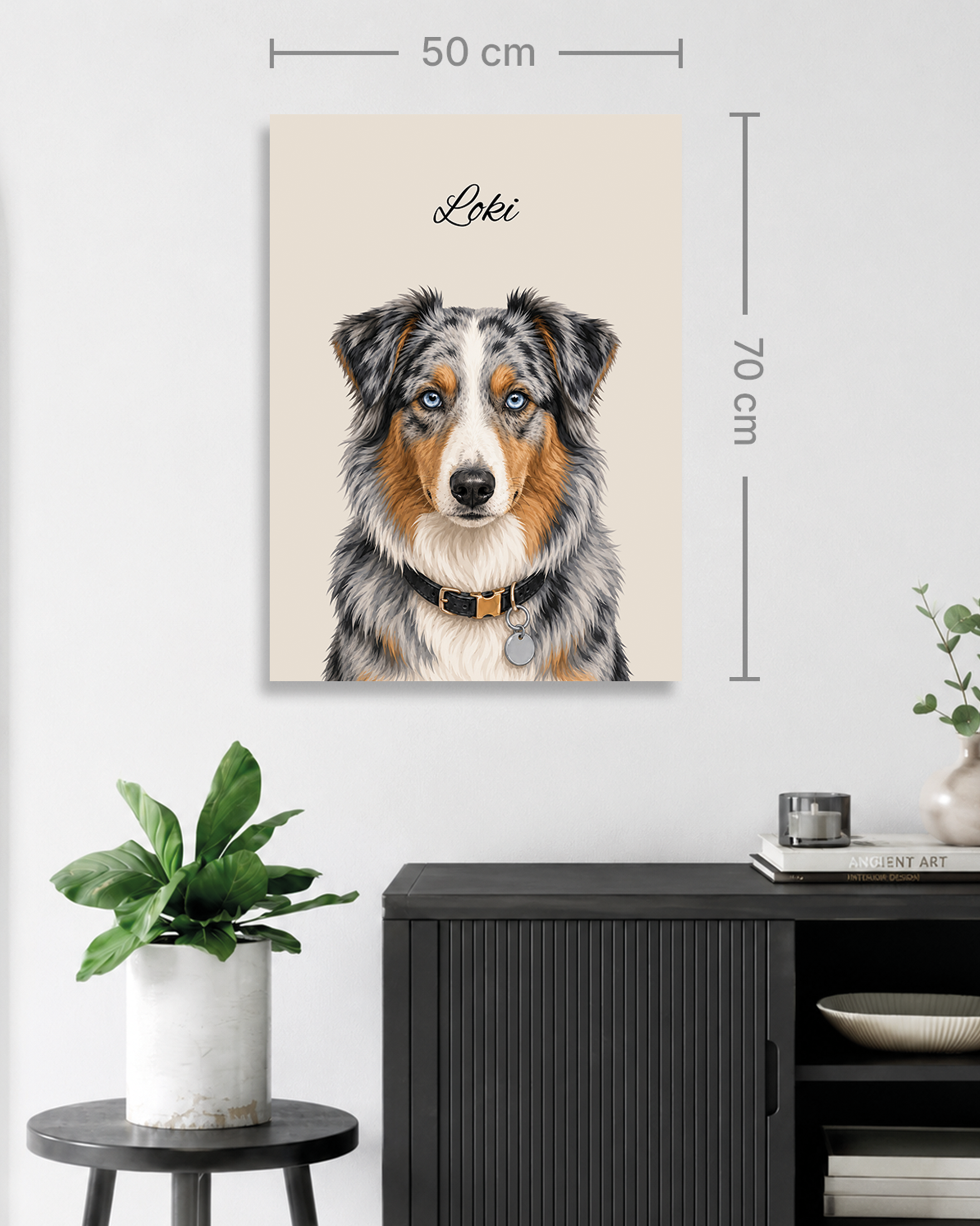 Australian Shepherd - Moderner Stil