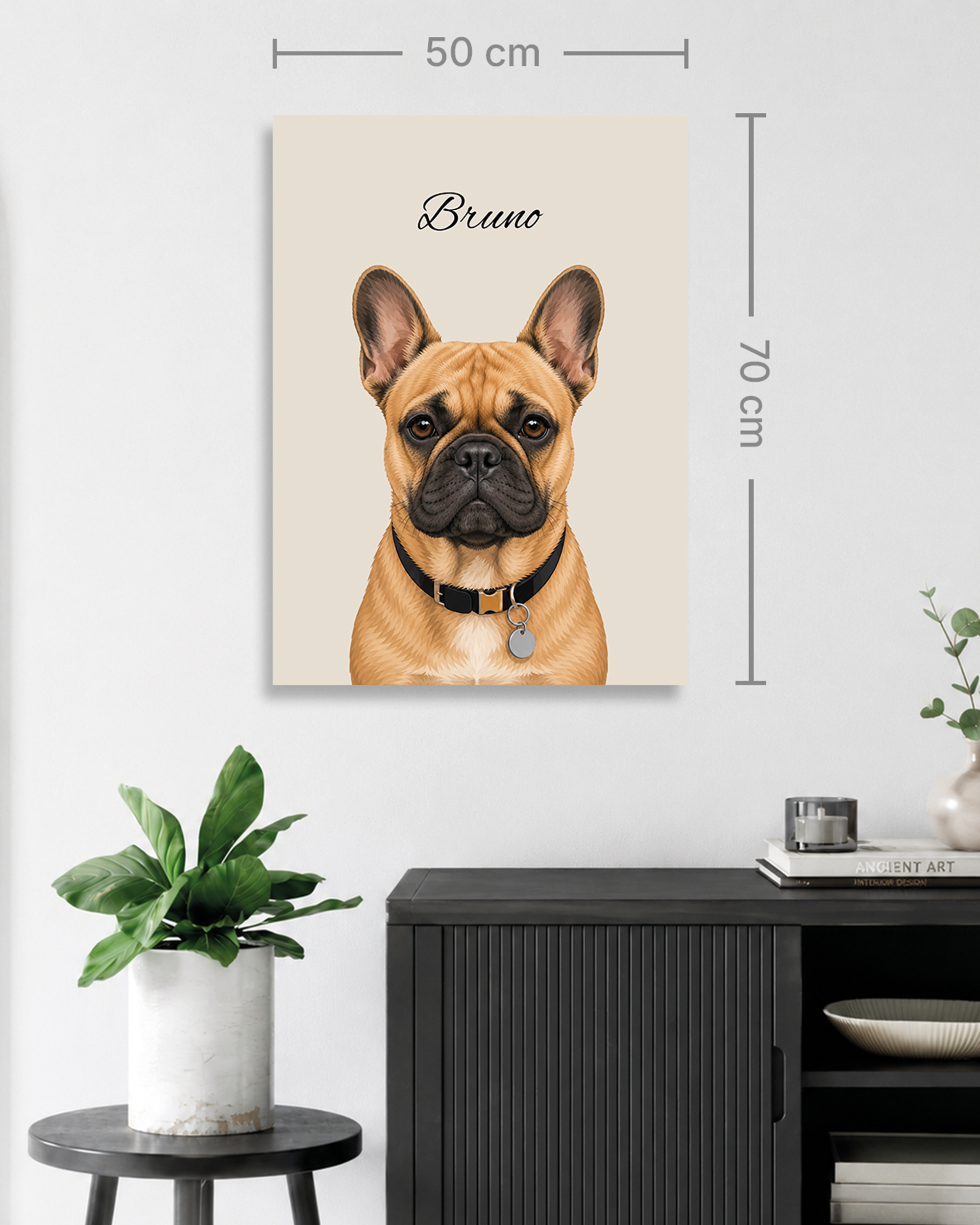 Französische Bulldogge - Moderner Stil