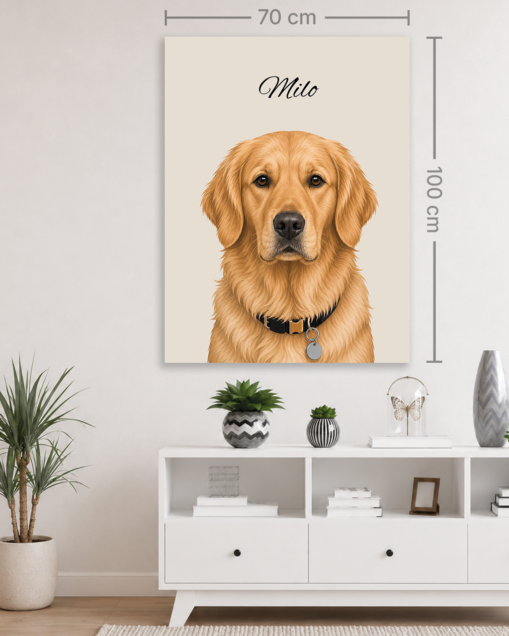 Goldener Retriever - Moderner Stil