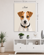 Jack Russell Terrier - Moderner Stil
