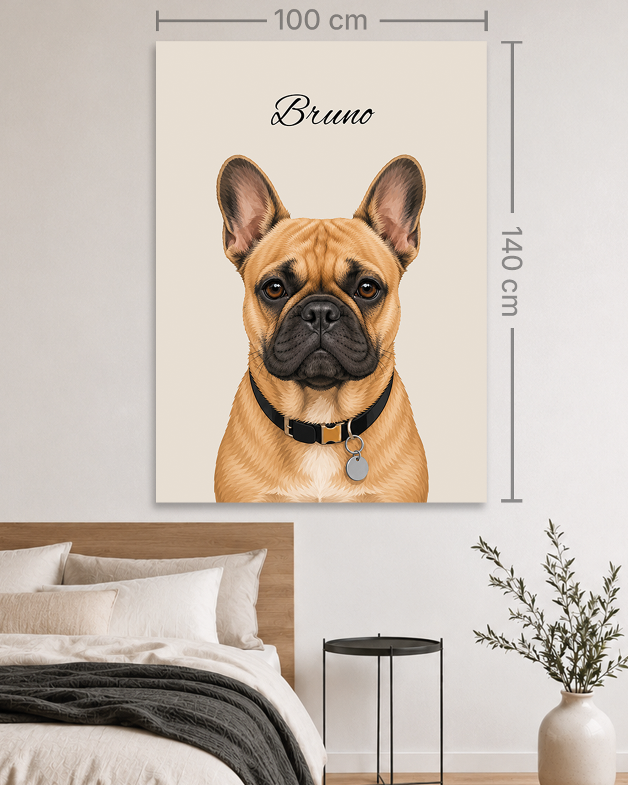 Französische Bulldogge - Moderner Stil