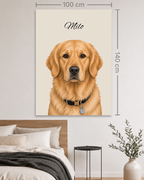 Goldener Retriever - Moderner Stil