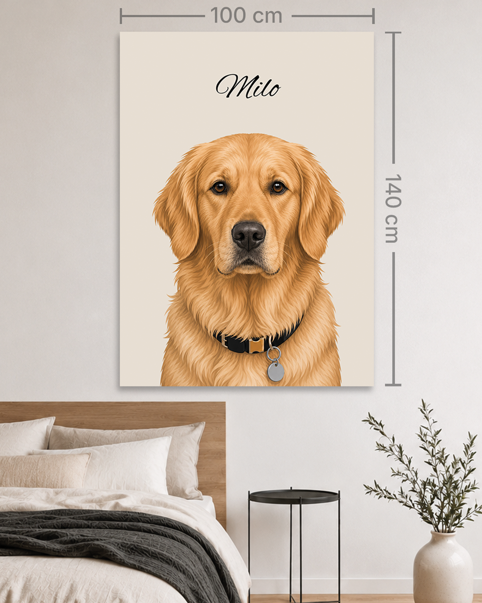 Goldener Retriever - Moderner Stil