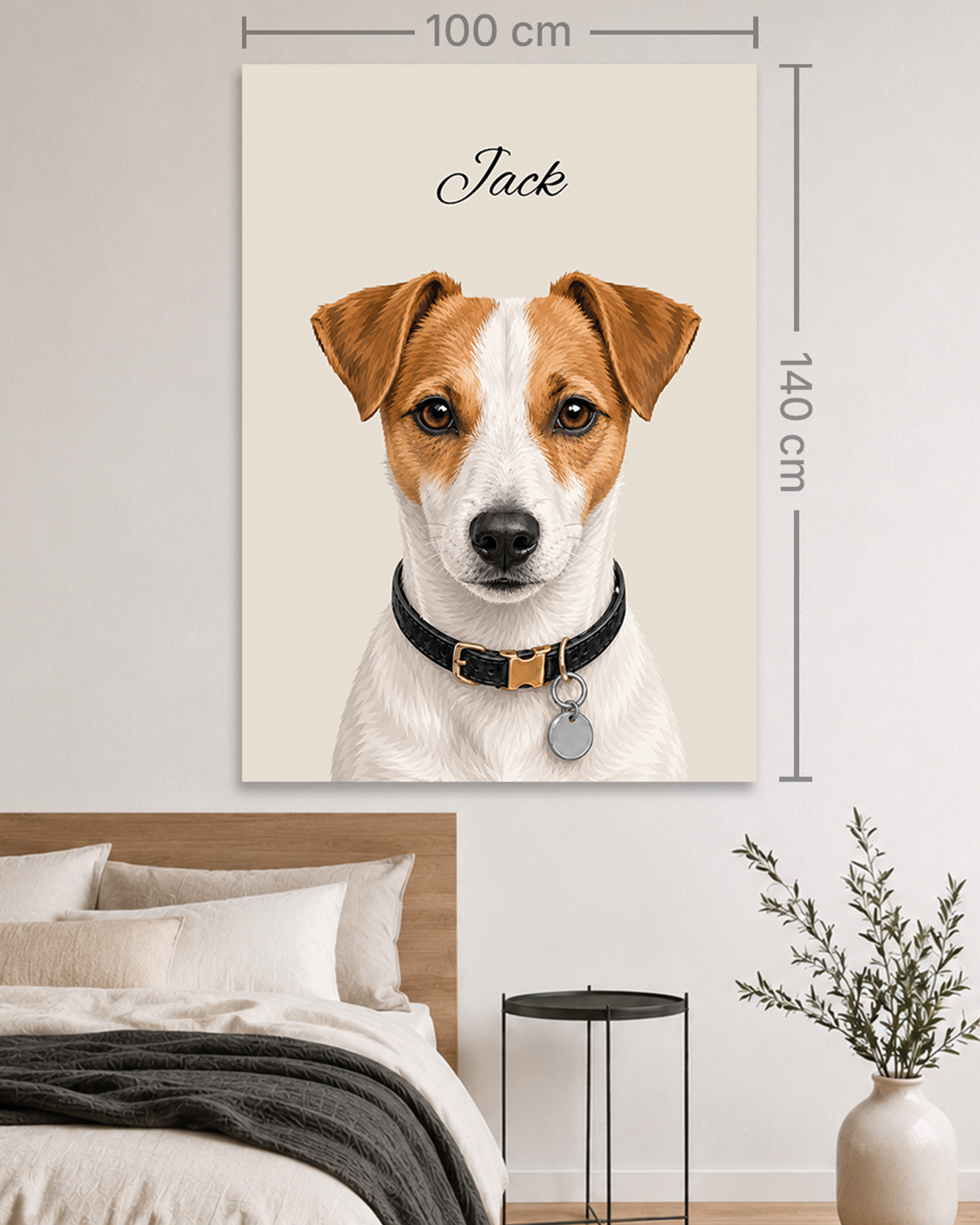 Jack Russell Terrier - Moderner Stil