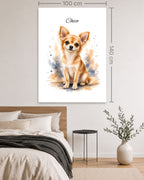 Chihuahua - Aquarell Stil