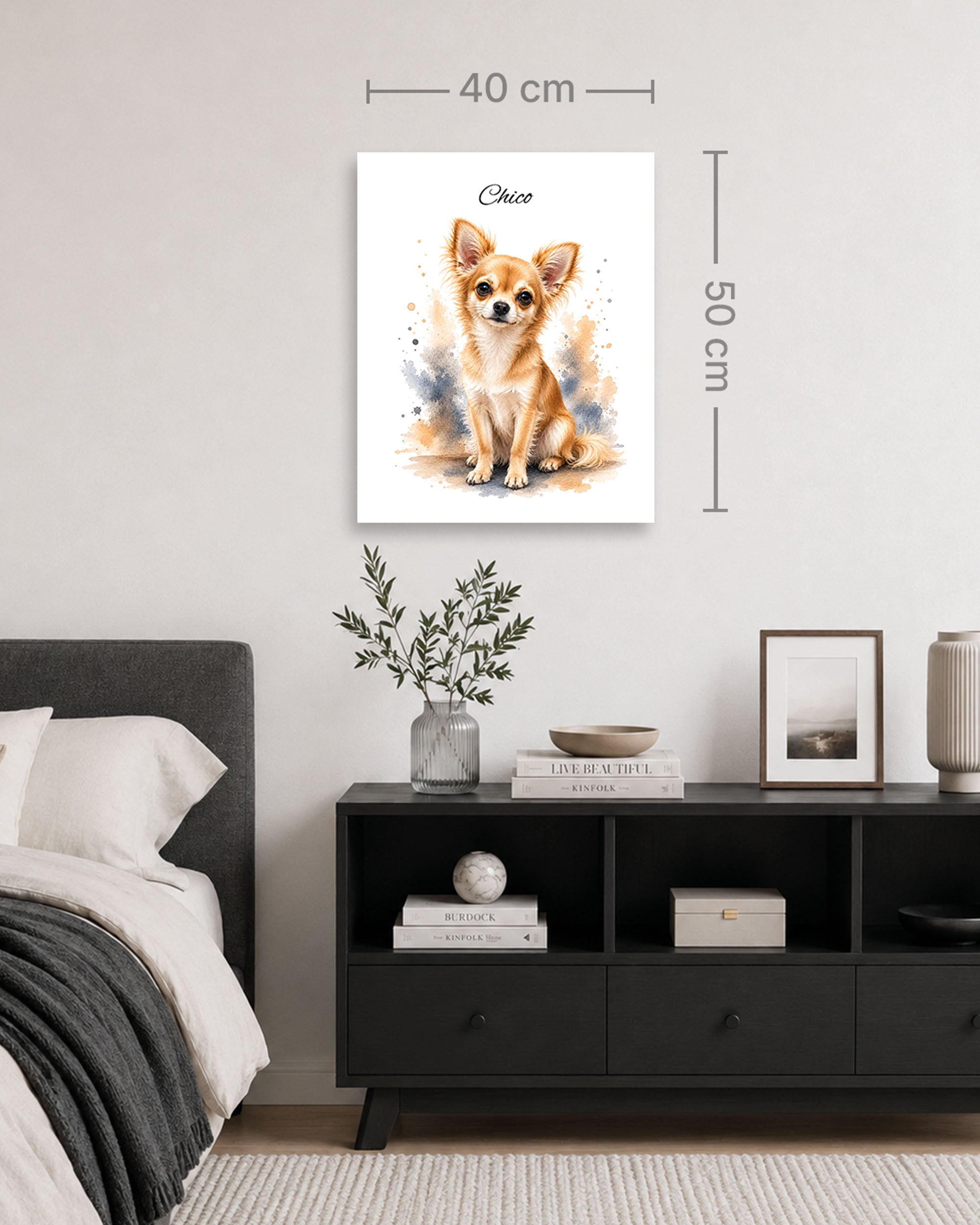 Chihuahua - Aquarell Stil