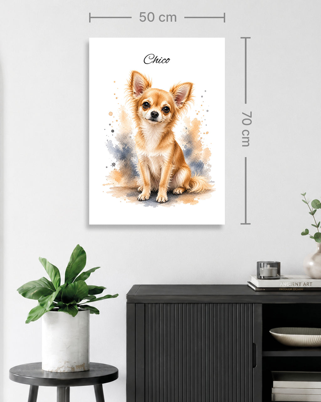 Chihuahua - Aquarell Stil
