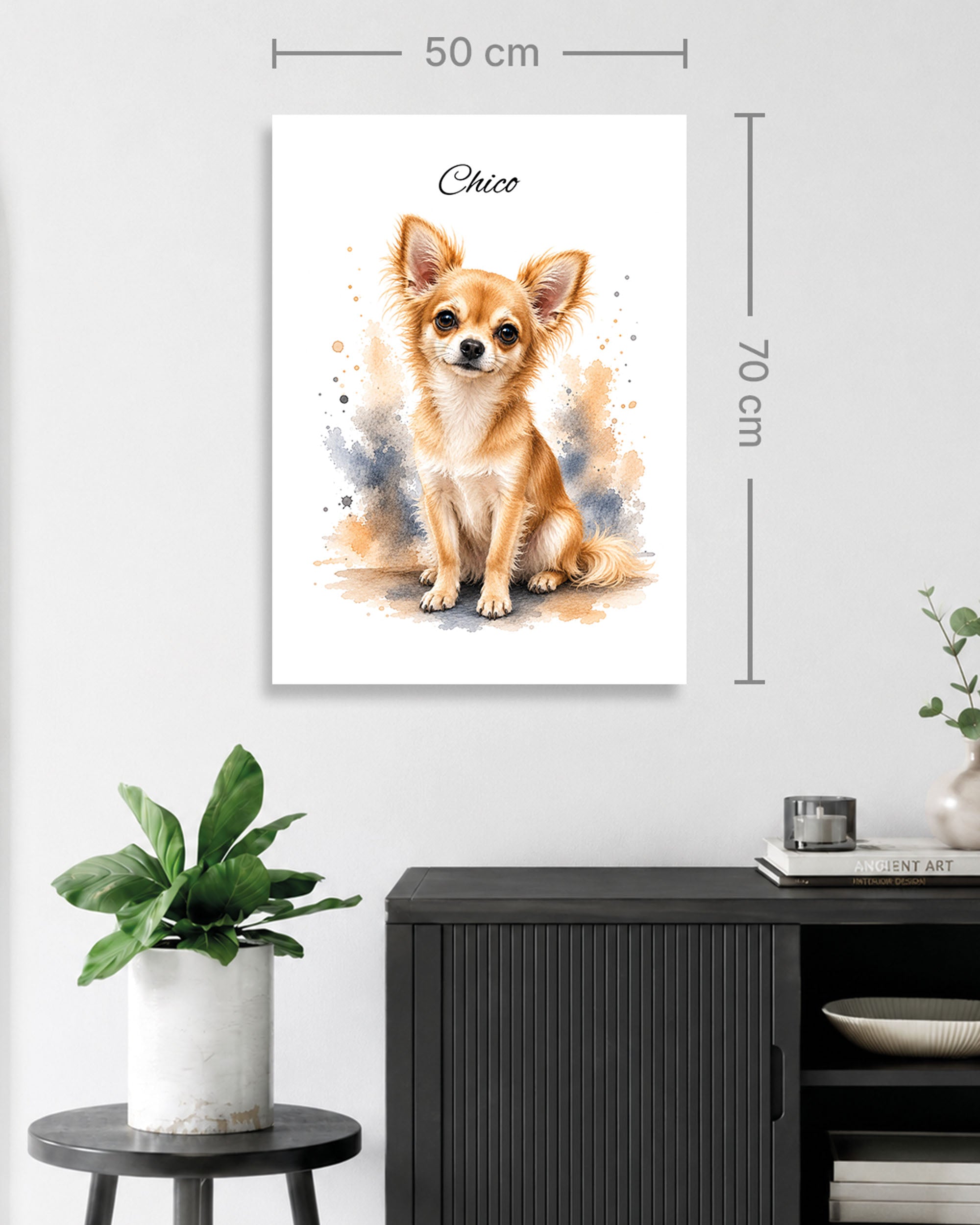 Chihuahua - Aquarell Stil