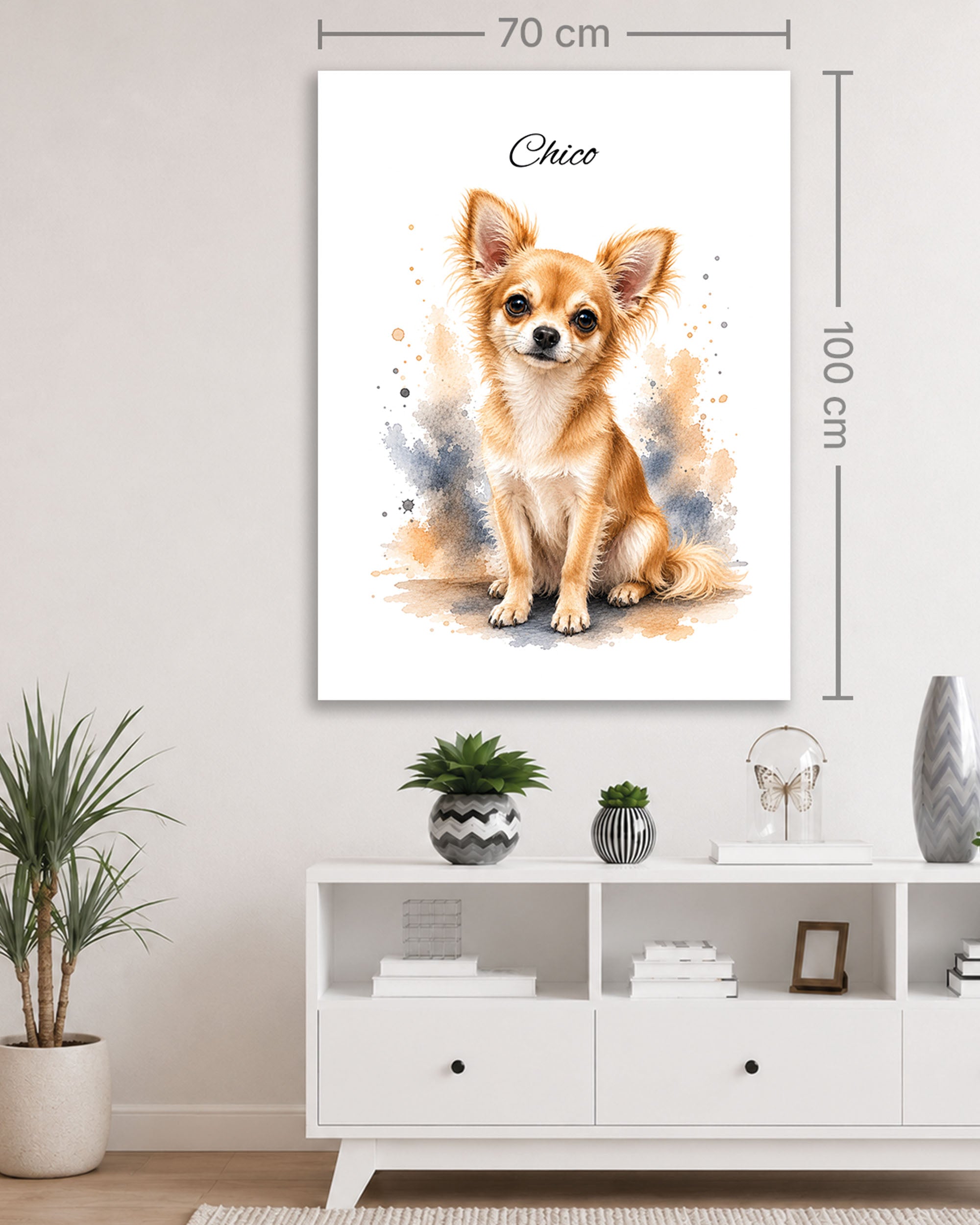 Chihuahua - Aquarell Stil