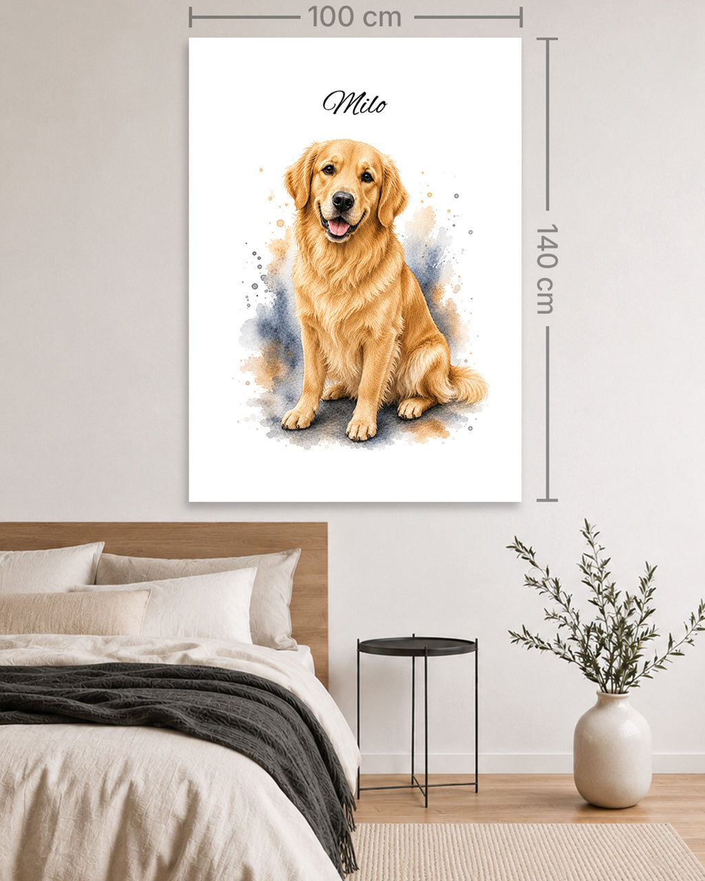 Golden Retriever - Aquarell Stil