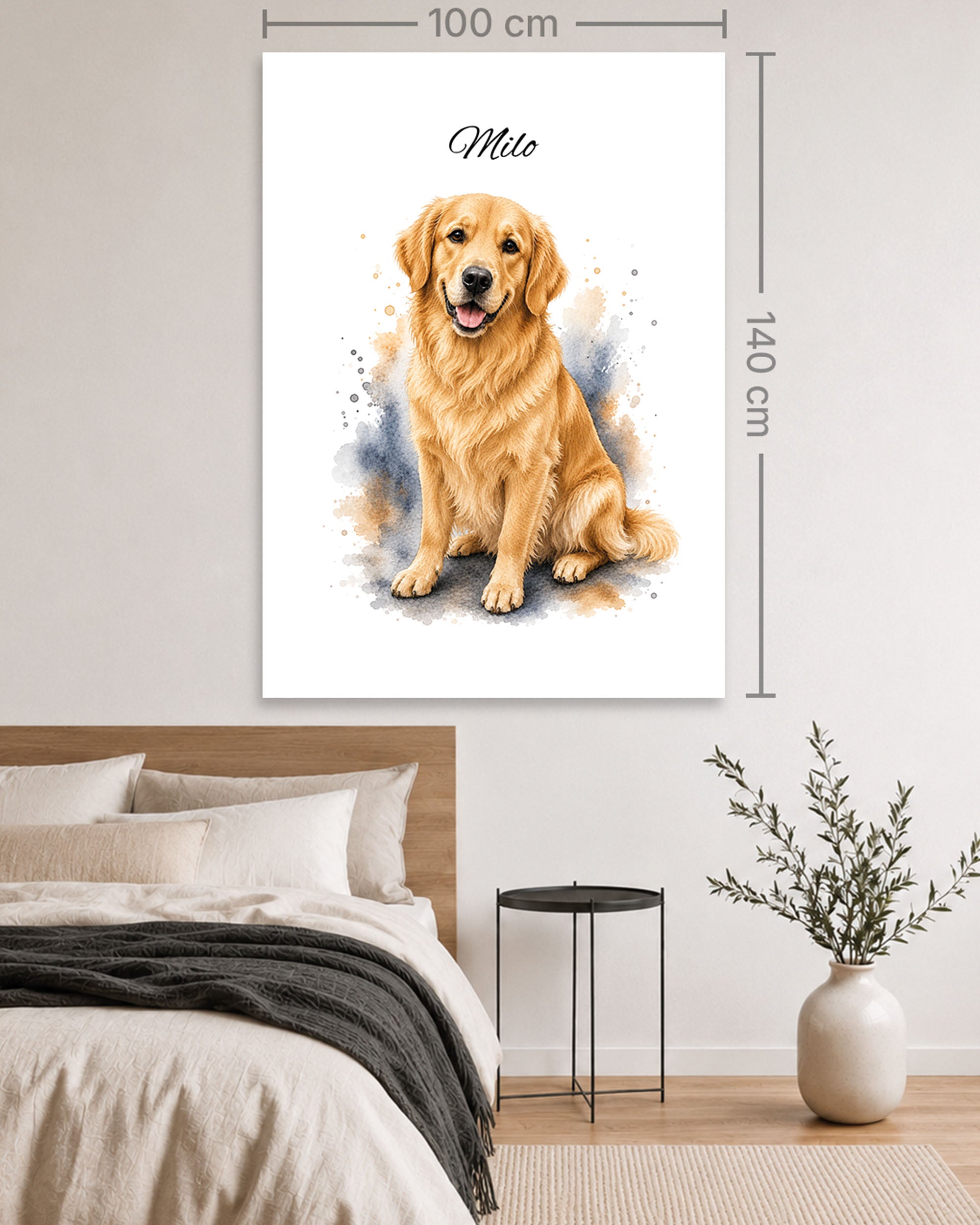 Golden Retriever - Aquarell Stil