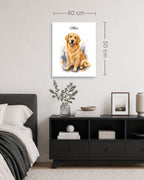 Golden Retriever - Aquarell Stil