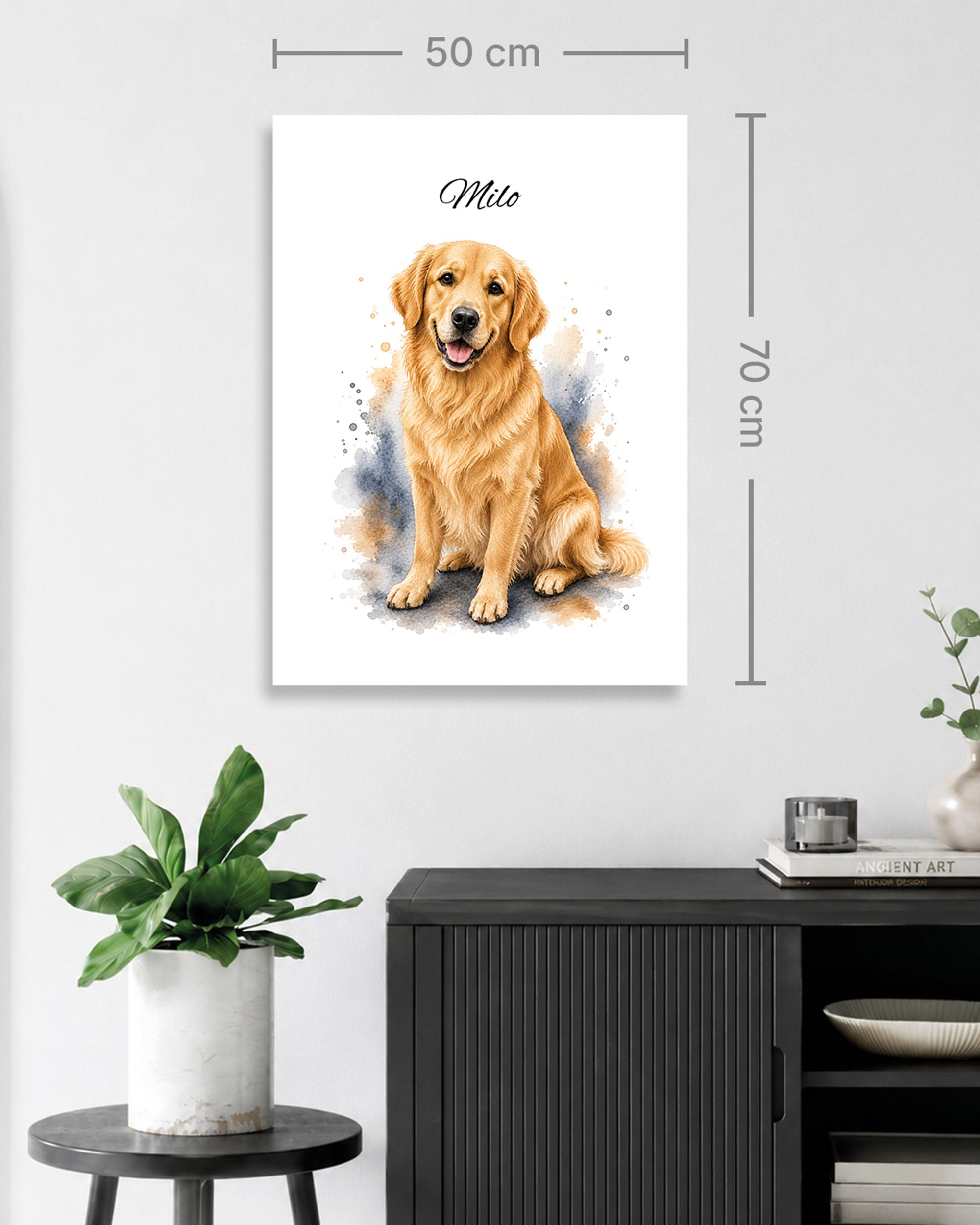 Golden Retriever - Aquarell Stil