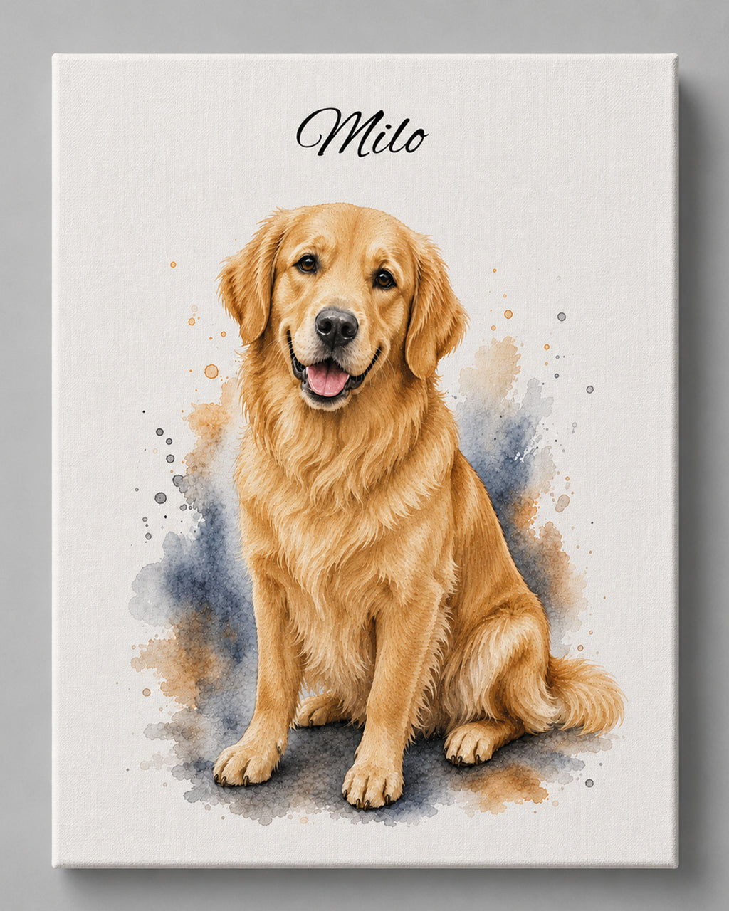 Golden Retriever - Aquarell Stil
