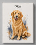 Golden Retriever - Aquarell Stil