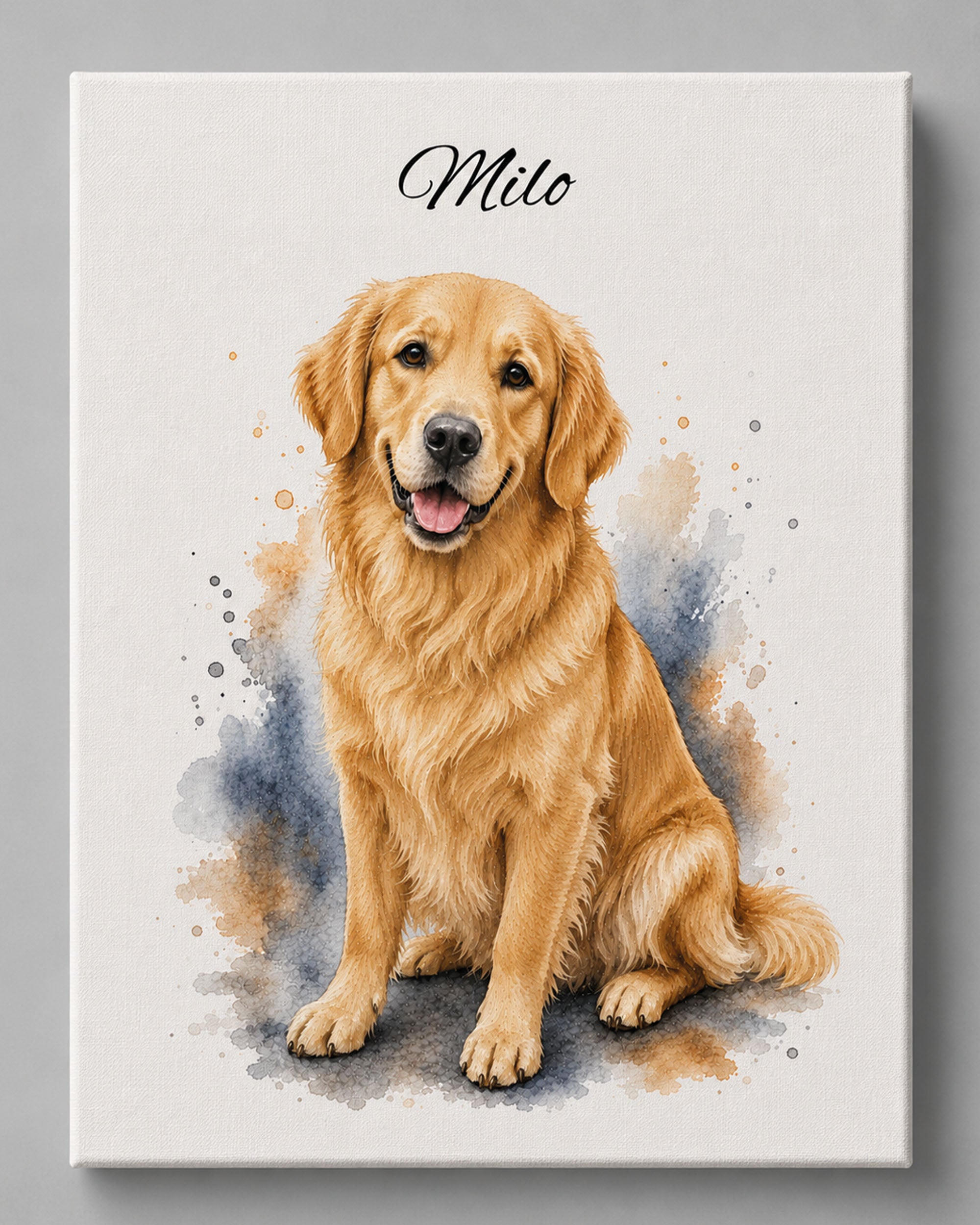 Golden Retriever - Aquarell Stil
