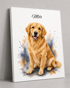 Golden Retriever - Aquarell Stil