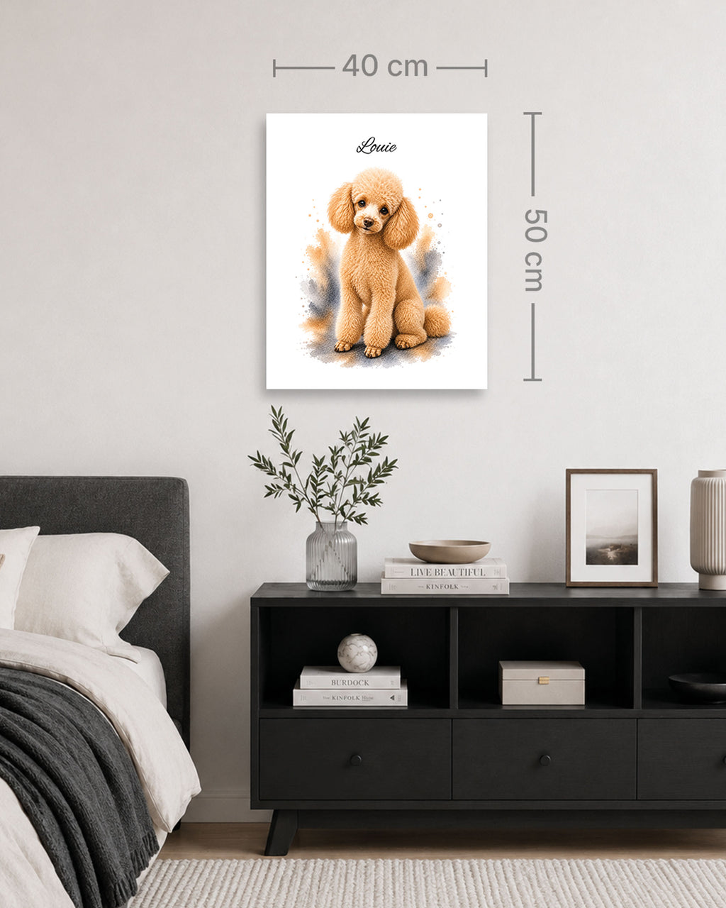 Pudel - Aquarell Stil