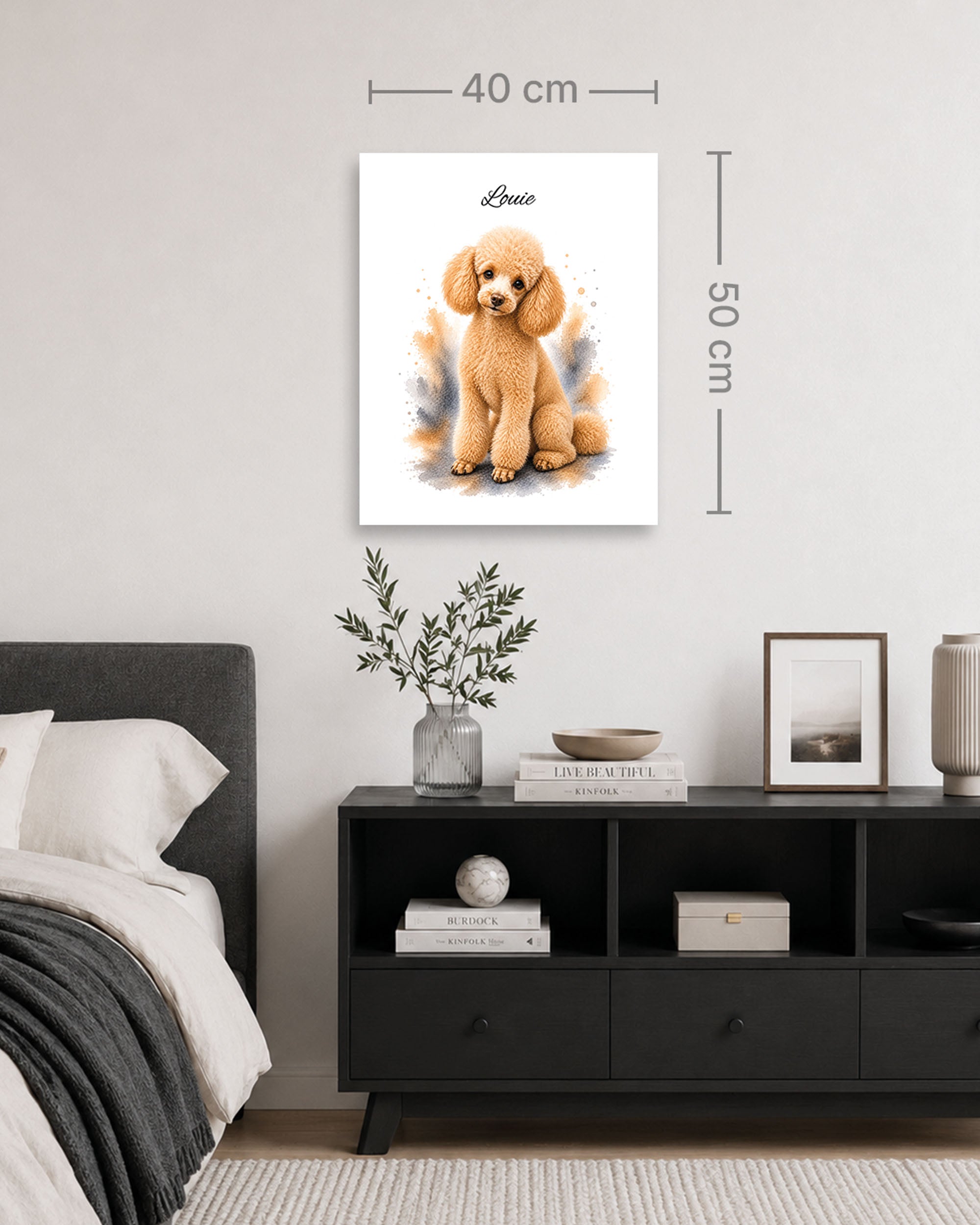 Pudel - Aquarell Stil