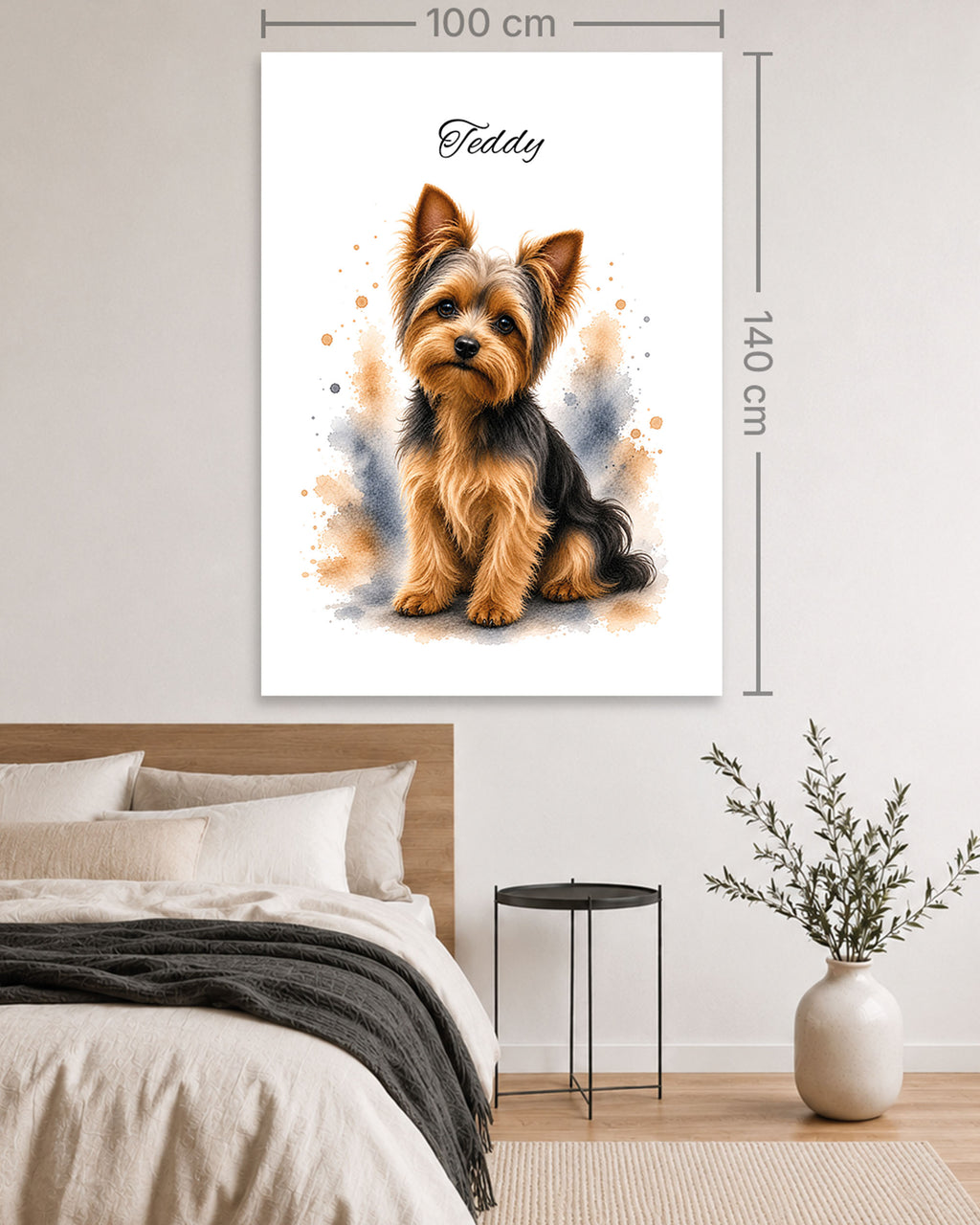 Yorkshire Terrier - Aquarell Stil