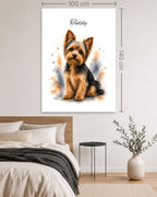 Yorkshire Terrier - Aquarell Stil