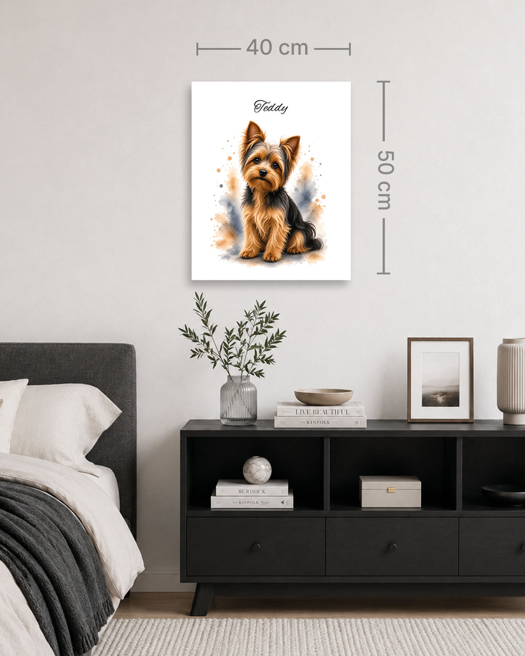 Yorkshire Terrier - Aquarell Stil