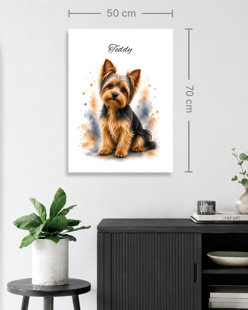 Yorkshire Terrier - Aquarell Stil