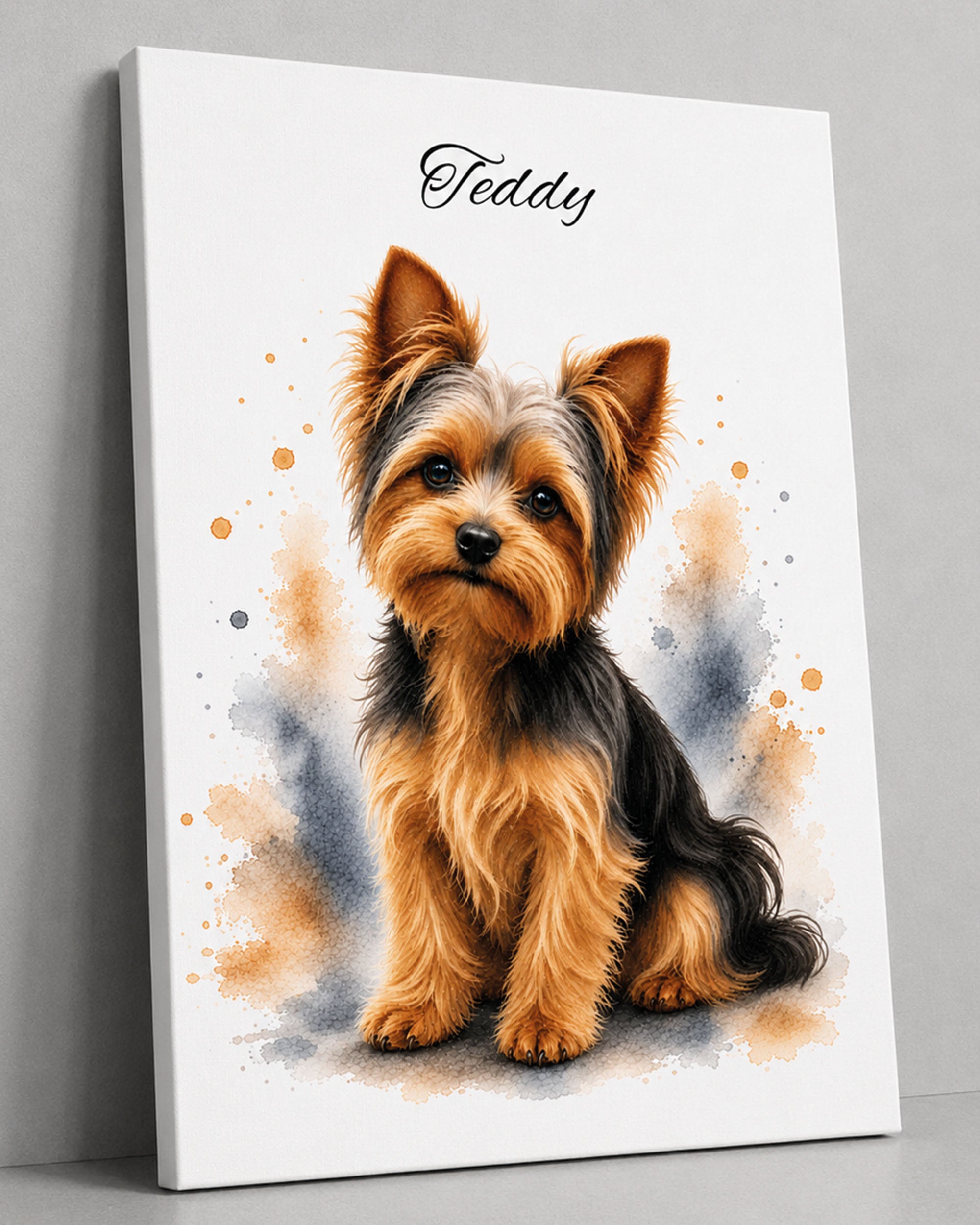Yorkshire Terrier - Aquarell Stil