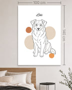 Australian Shepherd - Minimalistischer Stil
