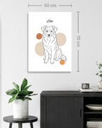 Australian Shepherd - Minimalistischer Stil