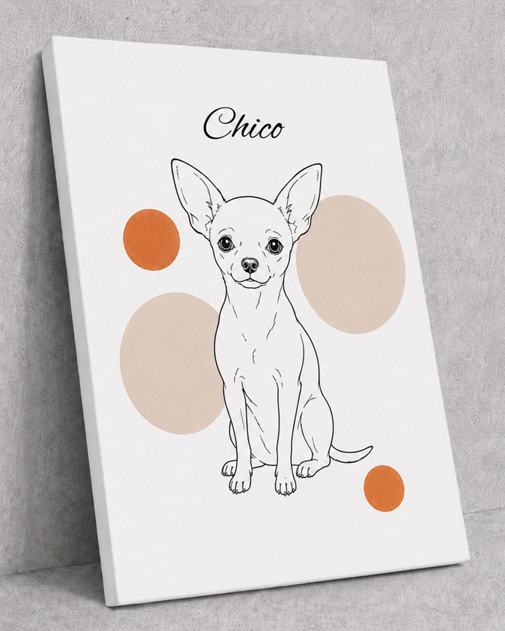 Chihuahua - Minimalistischer Stil